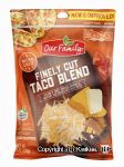 Our Family Fancy Shreds taco blend shredded cheese, 2-cups Center Front Picture