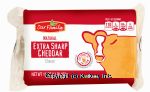 Our Family Natural extra sharp cheddar cheese block Center Front Picture