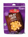 Our Family Natural colby jack cheese cubes Center Front Picture