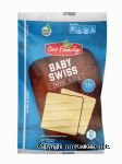 Our Family  natural baby swiss aged sliced cheese, 10-slices Center Front Picture