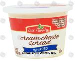 Our Family  cream cheese spread, whipped Center Front Picture