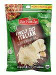 Our Family Fancy Shreds italian blend shredded cheese Center Front Picture