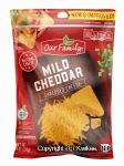 Our Family Natural mild cheddar shredded cheese Center Front Picture