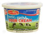 Our Family  sour cream, lowfat Center Front Picture