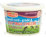 Our Family  cottage cheese, small curd, 4% milkfat Center Front Picture