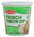 Our Family  french onion dip Center Front Picture