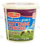 Our Family  cottage cheese, small curd, 4% milkfat Center Front Picture