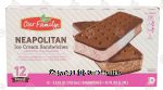 Our Family  neapolitan ice cream sandwiches, 12-count Center Front Picture