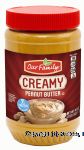 Our Family  creamy peanut butter Center Front Picture