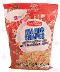 Our Family Magic Shapes sweetened toasted oat cereal with marshmallows Center Front Picture