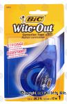 Bic Wite-Out correction tape, 1/6in x 39.3 ft Center Front Picture