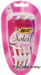 Bic Soleil Twilight triple blade razor for women lavender scented handles Center Front Picture