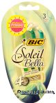 Bic Soleil Bella 4 blade shavers Center Front Picture