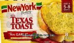 New York  texas toast with real garlic, 8 slices Center Front Picture