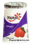 Yoplait Whips! strawberry mist lowfat yogurt mousse Center Front Picture