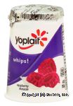 Yoplait Whips! raspberry mousse lowfat yogurt mousse Center Front Picture