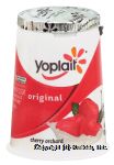 Yoplait Original cherry orchard 99% fat free yogurt Center Front Picture