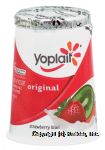 Yoplait Original strawberry kiwi yogurt 99% fat free Center Front Picture