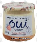 Yoplait Oui strawberry french style yogurt Center Front Picture