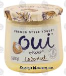 Yoplait Oui coconut french style yogurt Center Front Picture