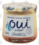 Yoplait Oui blueberry french style yogurt Center Front Picture