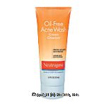 Neutrogena  oil-free acne wash, cream cleanser, salicylic acid Center Front Picture