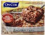 On-cor Selects lasagna with meat sauce, family size Center Front Picture