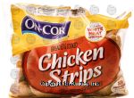 On-cor  breaded & cooked chicken strips Center Front Picture