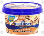 Blue Bunny Personals peanut butter panic; peanut butter ice cream w/peanut butter and fudge sauces & peanut butter cups Center Front Picture