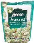 Reese  crouton seasoned reclosable package Center Front Picture