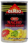 El Rio Mexican Foods hot nacho cheese sauce with jalapeno peppers Center Front Picture