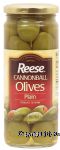 Reese  cannonball olives, plain Center Front Picture