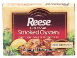 Reese  colossal oysters smoked fancy cherry wood in cottonseed oil Center Front Picture