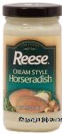 Reese  cream style horseradish Center Front Picture