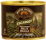 Maitre Jacques  escargot, pre cooked helix snails Center Front Picture