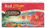 Celestial Seasonings Red Zinger 100% natural herb tea, caffeine free, 20 tea bags Center Front Picture