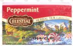 Celestial Seasonings Herbal Tea Natural Peppermint Caffeine Free 20 Ct Center Front Picture