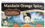 Celestial Seasonings  mandarin orange spice caffeine free herb tea, 20-bags Center Front Picture