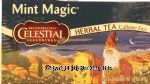 Celestial Seasonings Mint Magic herbal tea, caffeine free, 20-bags Center Front Picture