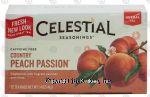 Celestial Seasonings  country peach passion caffeine free herbal tea Center Front Picture