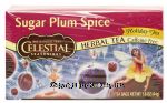 Celestial Seasonings  sugar plum spice holdiay herb tea, 20-bags Center Front Picture