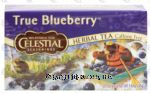 Celestial Seasonings Herbal Tea True Blueberry Caffeine Free 20 Ct Center Front Picture