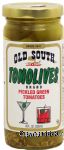 Old South Tomolives pickled green tomatoes Center Front Picture