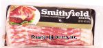 Smithfield  thick sliced bacon, naturally hickory smoked Center Front Picture