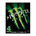 Monster  energy drink, 4 16-ounce cans Center Front Picture