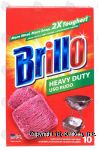 Brillo  heavy duty steel wool soap pads Center Front Picture