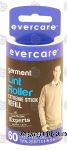 Evercare  garment lint roller extreme stick refill, 60 sheets Center Front Picture