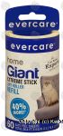 Evercare Giant extreme stick lint roller refill, 60 easy peel sheets Center Front Picture