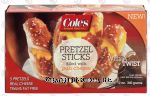 Cole's With A Twist pretzel sticks filled with pub cheese, 5 pretzels Center Front Picture