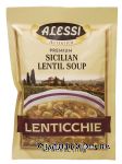 Alessi Authentico sicilian lentil soup, lenticchie Center Front Picture